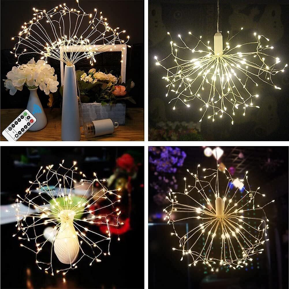 Battery Powered 8 Modes Fairy Lights – Flexible String Lights for Indoor and Outdoor Decor