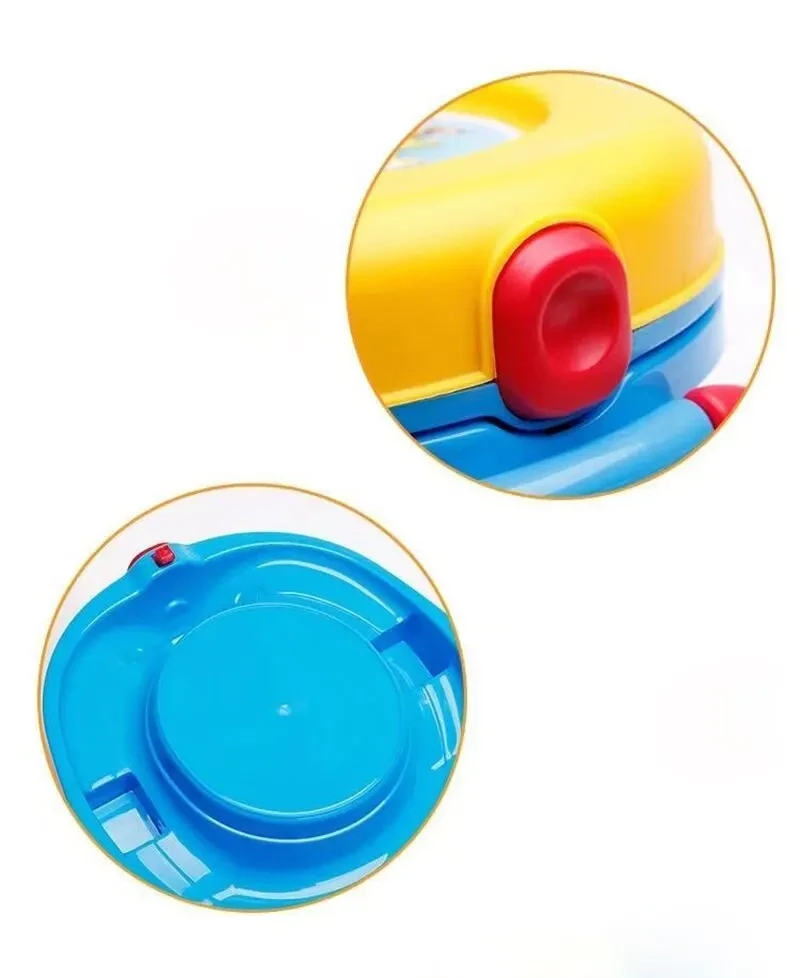 Travel Portable Kids Foldable Sink Baby Can Camp Bucket Cover Toilet Trainer Carries Outdoor Child With Charming Cartoon