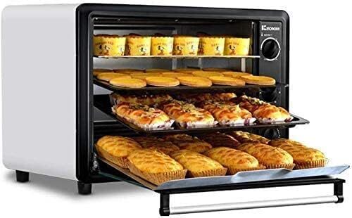 22L Mini Oven Four-Layer Baking Position Adjustable Temperature 0-230 ℃ and  60 Minute Timing Independent Temperature Control Home Baking Cake Bread