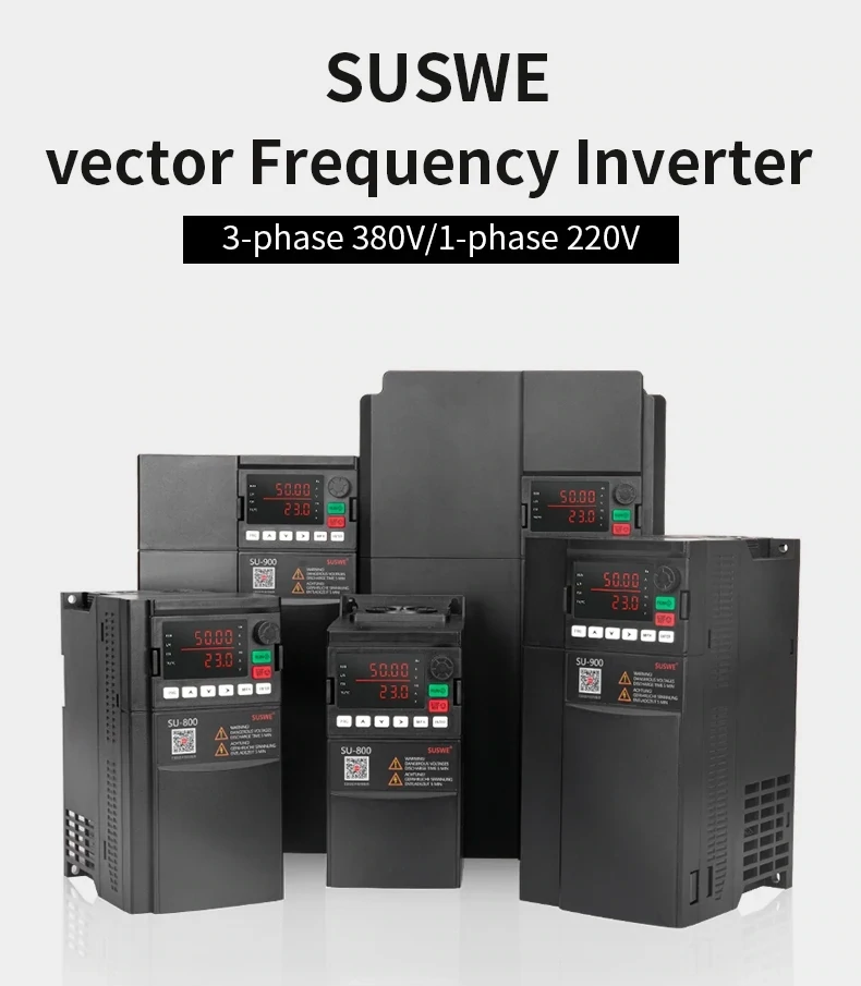 Frequency Converter 380V 0.75KW/7.5KW 1-3 Phase, 220V-380V Input and  220V - 380V Output 50hz/60hz AC Drive VFD Inverter