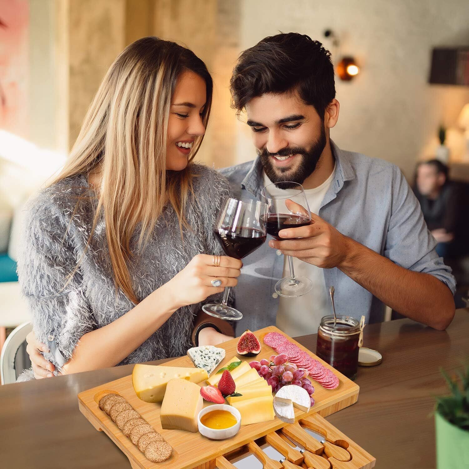 Cheese Board for Cutting Fruit, Food, and Charcuterie