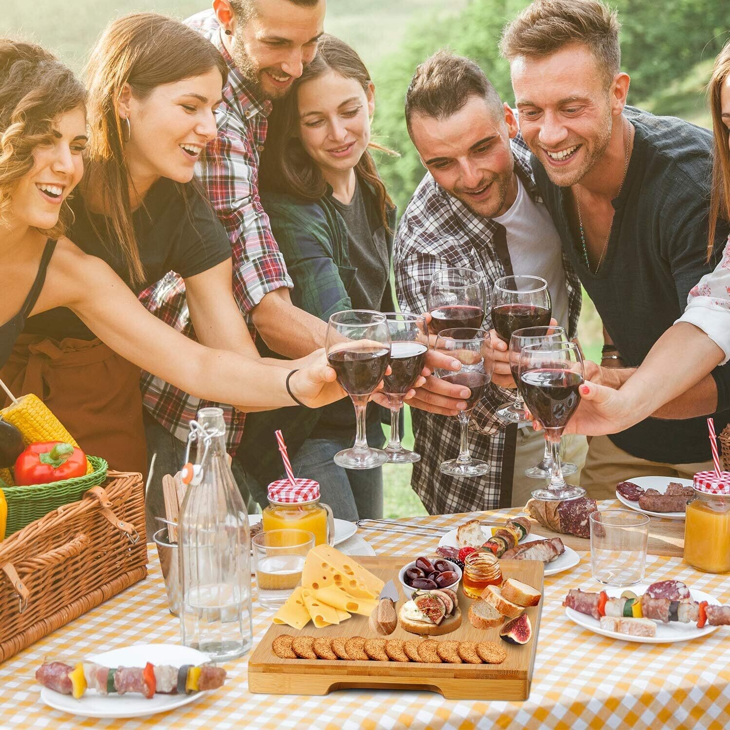 Cheese Board for Cutting Fruit, Food, and Charcuterie