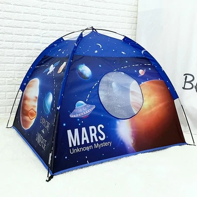 Universe pop-up tent, Play tent camping playground foldable children's room decor indoor and outdoor play tent for boys children toddlers children girls