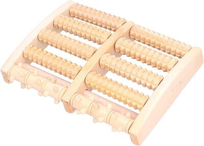 Wooden Foot Massager Roller, Lightweight Massager Bamboo Massager Durable