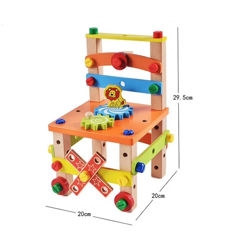 Wooden Construction Kits for Kids - Wooden Toys for 4 years old