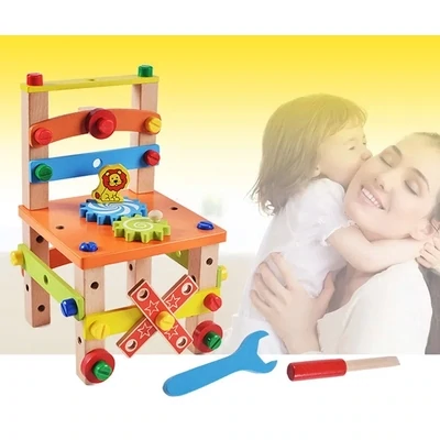 Wooden Construction Kits for Kids - Wooden Toys for 4 years old