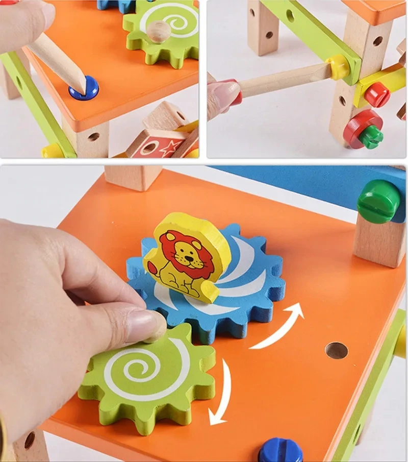 Wooden Construction Kits for Kids - Wooden Toys for 4 years old