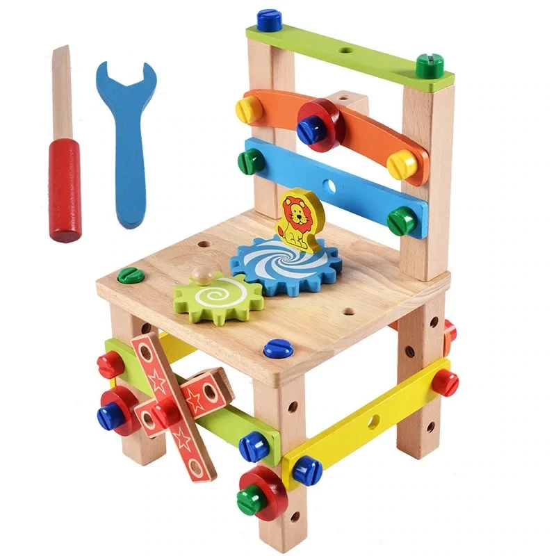 Wooden Construction Kits for Kids - Wooden Toys for 4 years old