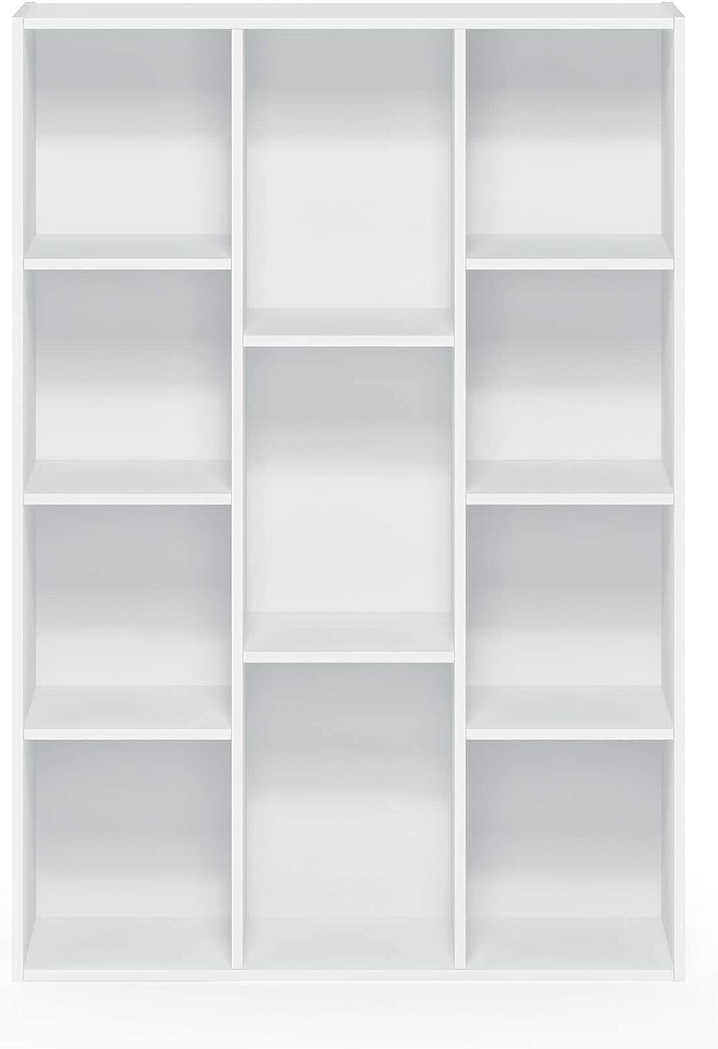 Open Bookcase with 11 Compartments, 9.4&quot; x 29.1&quot; x 41.7&quot;