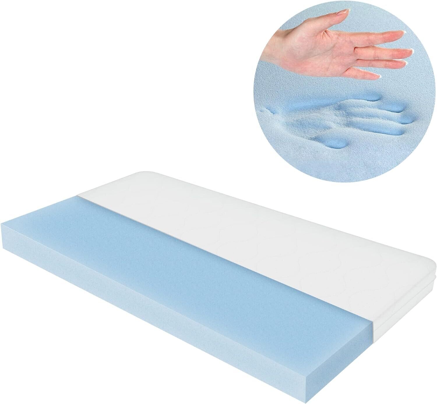 White Modern Single 3ft Kids/Adult Sleeping Bed Wooden Frame