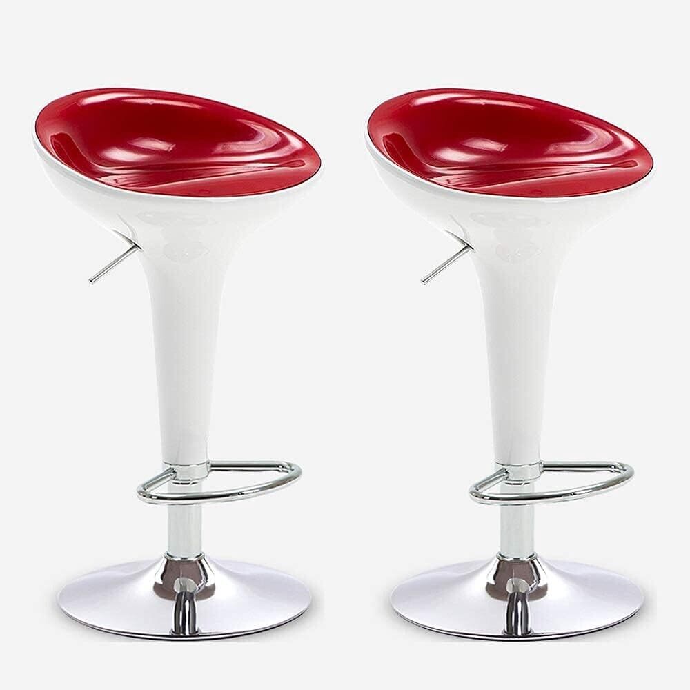 Set of 2 Bar Stools with Gas Lift – Perfect for Kitchen Counters or Home Bars, Great Value