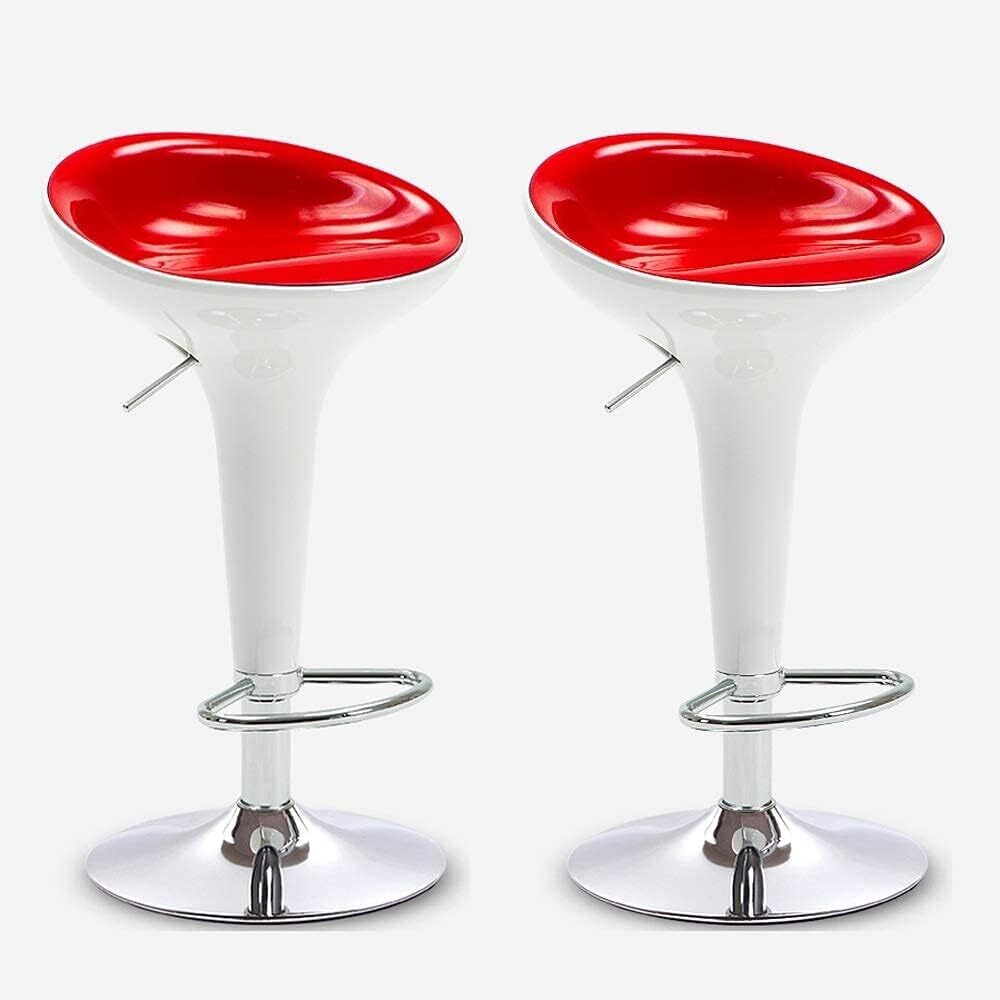 Set of 2 Bar Stools with Gas Lift – Perfect for Kitchen Counters or Home Bars, Great Value