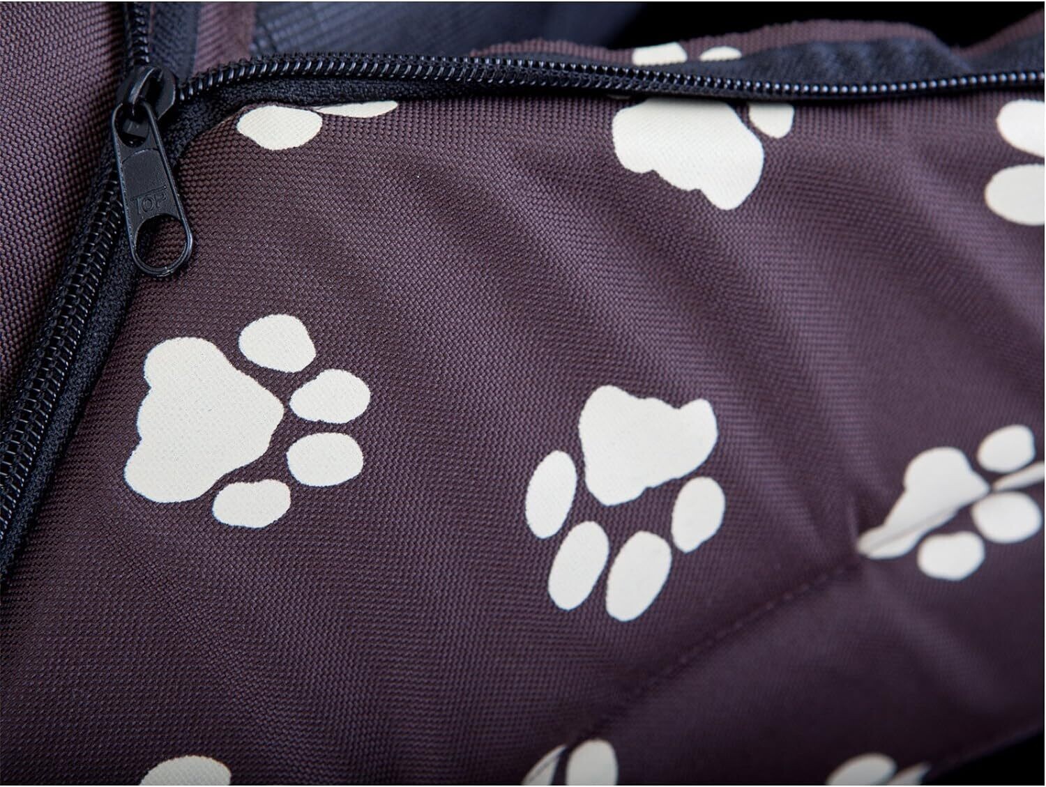 Waterproof Dog House Hut with Paws Removable Roof Size of Dog Kennel: 4 Strong Cordura Fabric, 60x55 cm, EU Product; Machine Washable 30°C; Scratch-Resistant