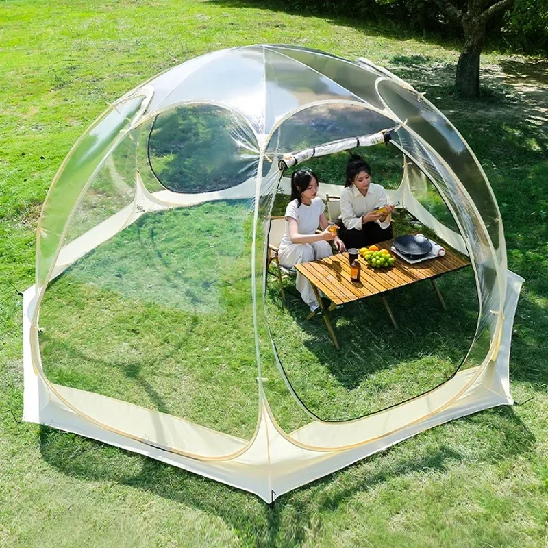 2-8 People Ice Fishing Shelter Portable Pop-Up Water/Windproof Tent Easily Set-Up for Outdoors Winter Fishing Camping Hiking