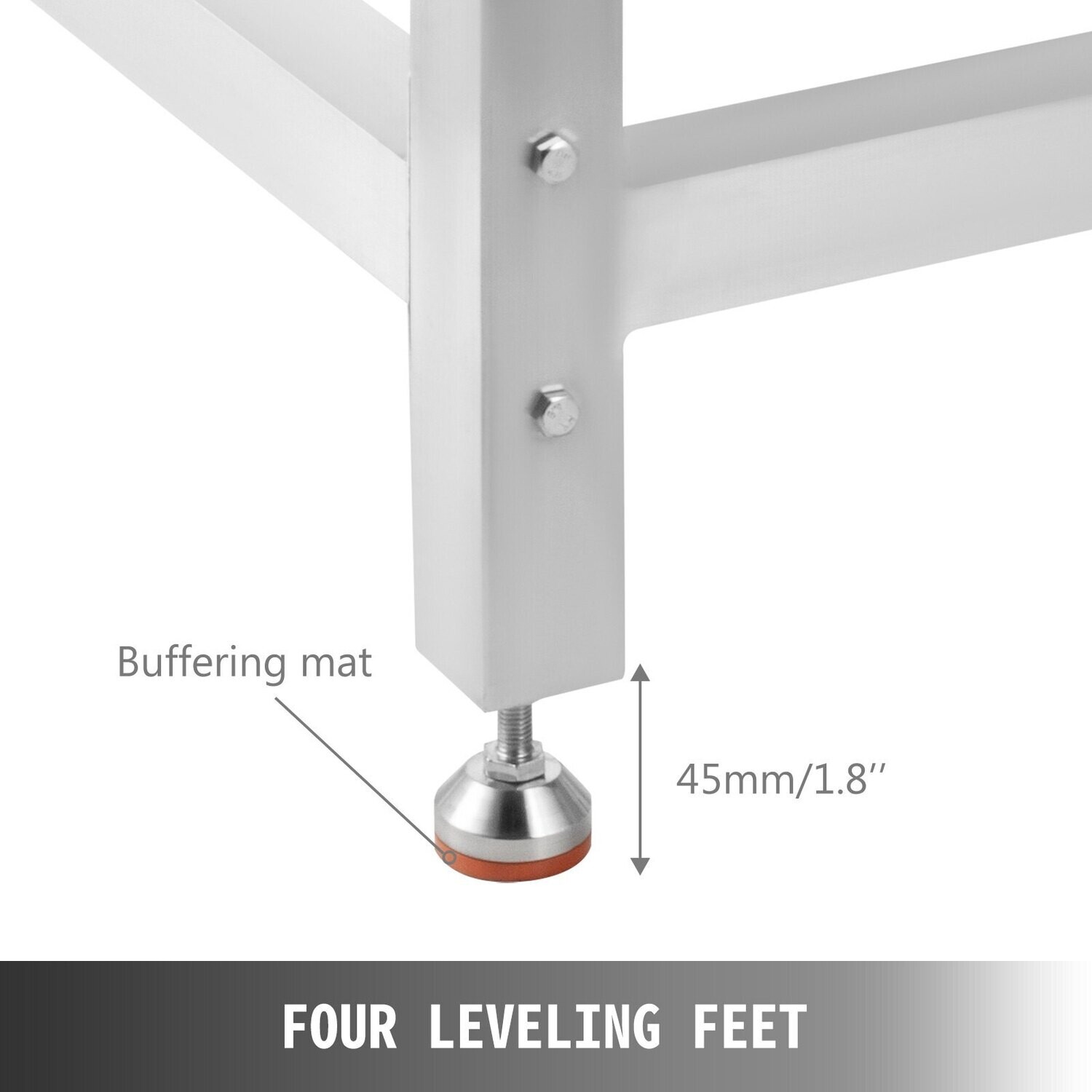 4 Adjustable Feet Washing Machine Stand 48x25 Inch,  for Washer and Dryer Stand Aluminum Washing Machine Base with Two 66LBS Trays