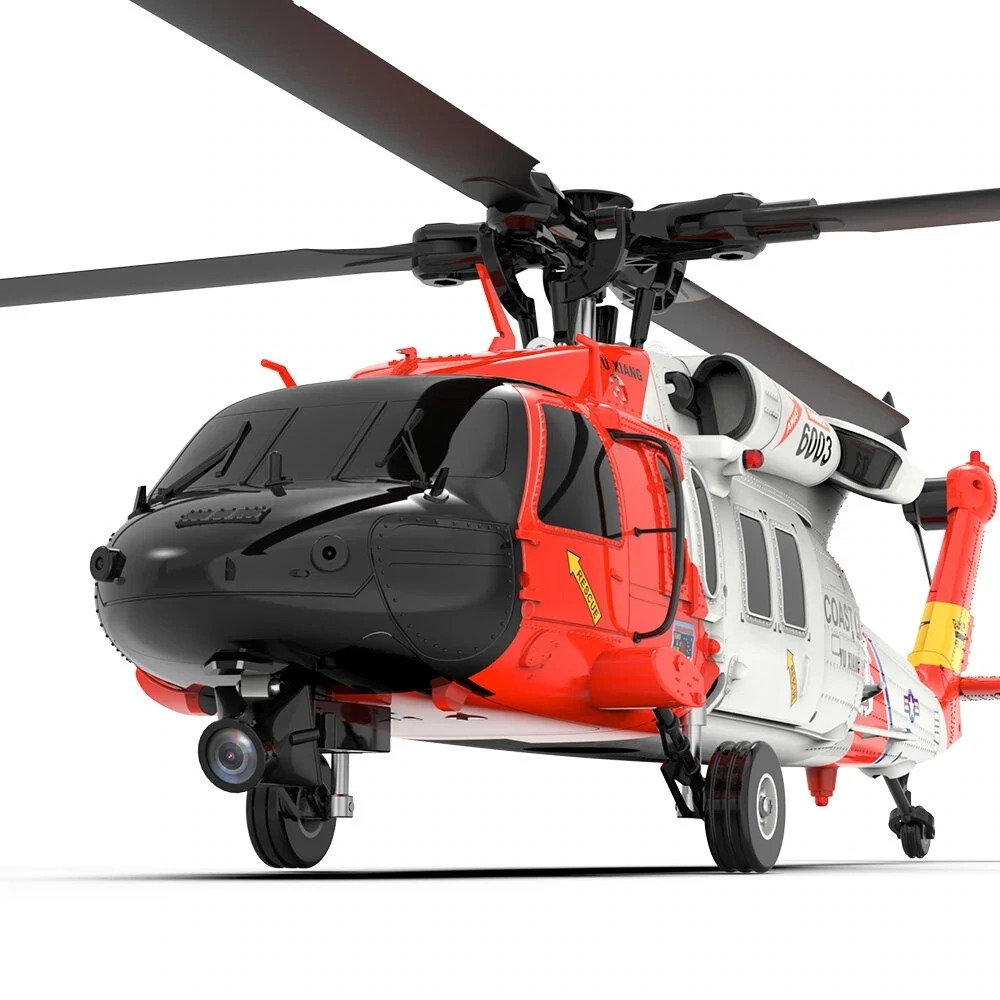 6-Axis Gyro GPS Optical Flow Positioning 5.8G Dual Brushless Motor Flybarless RC Helicopter 1:47 Scale RTF, Equipped with 1 Battery and Camera
