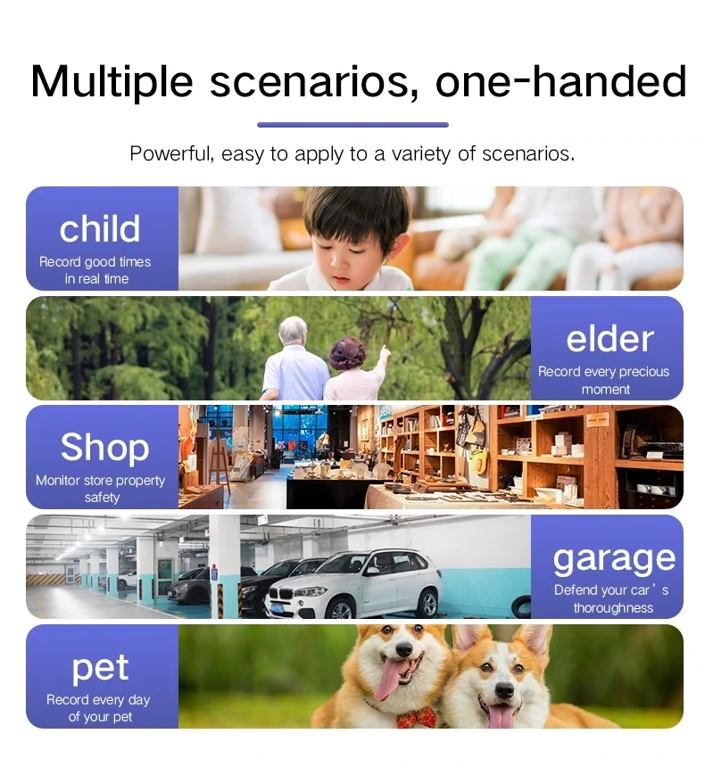 HD 1080p Lightweight Wifi Mini Camera Night Vision Video &amp; Audio Recorder Motion Detection Micro Camcorder App Remote Monitoring