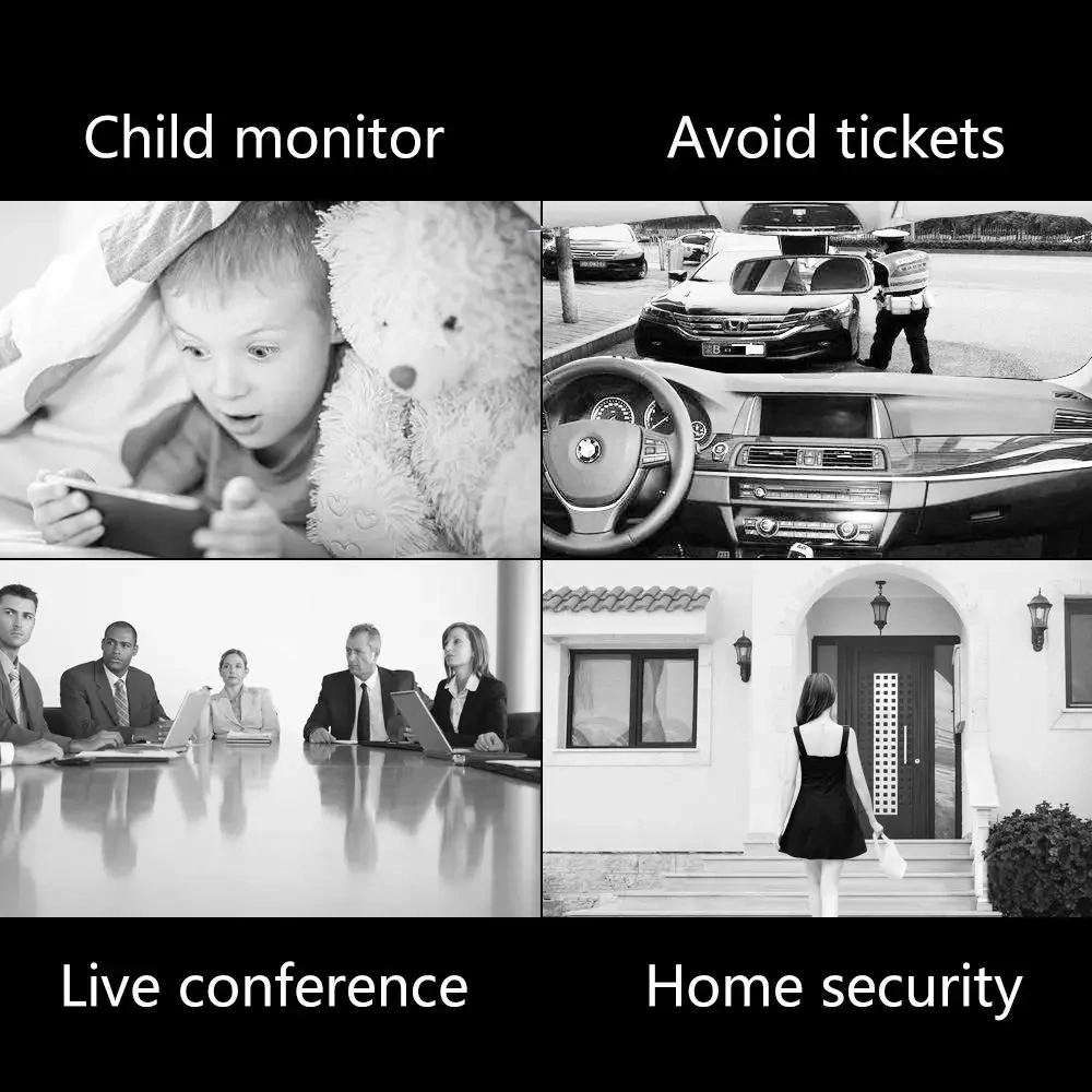 HD 1080p Lightweight Wifi Mini Camera Night Vision Video &amp; Audio Recorder Motion Detection Micro Camcorder App Remote Monitoring