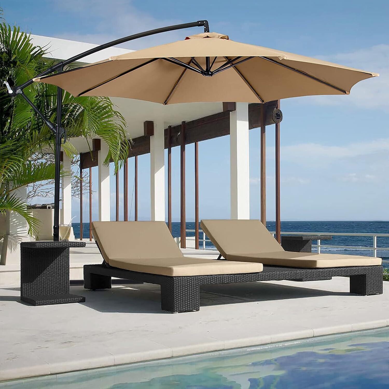 Replacement Canopy Cloth for Garden Parasol Umbrella