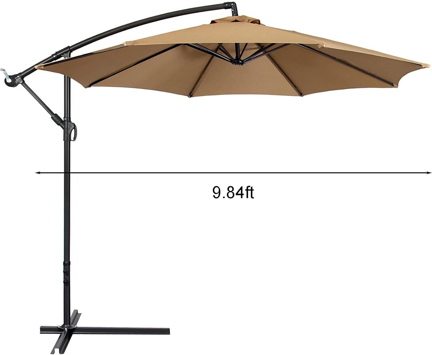 Replacement Canopy Cloth for Garden Parasol Umbrella