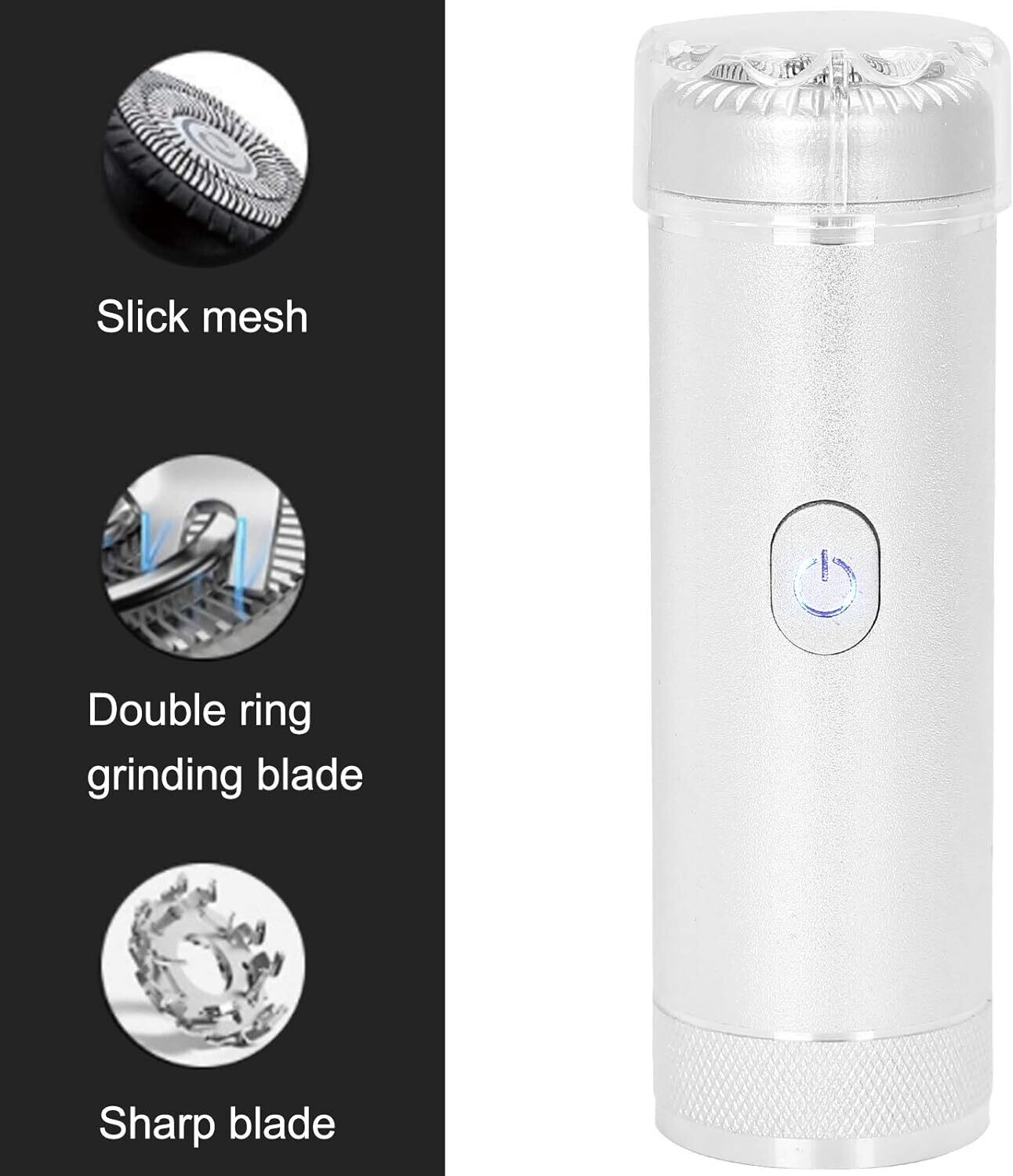 Waterproof Portable Electric Shaver, Detachable Razor Easy to Hold and Use for Home Travel Shaver Men&#39;s Razor