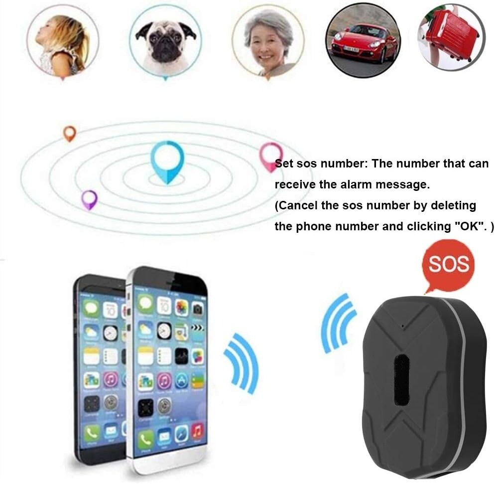 GPS Tracker Mini for Vehicle, Motorbike, Bike, Scooter, and Child with Vibrating Motor, App Notification, SOS SMS, and No Distance Limit GSM Tracker App