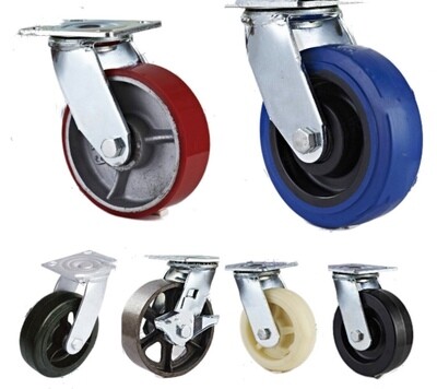 OEM any type size of caster wheel for trolly and material handling equipment parts caster