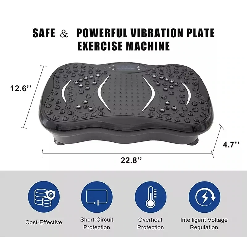 Full-body vibration platform massage machine, home fitness equipment, massage shaker Vibration Exercise Machine