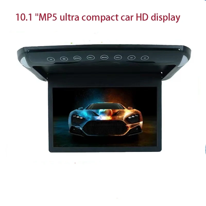 10.1 inch Flip Screen Car Roof Monitor MP5 Limitation Player Ultra-thin Ceiling Mount