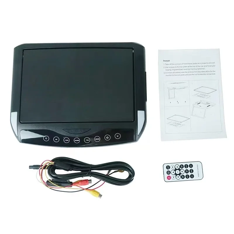 10.1 inch Flip Screen Car Roof Monitor MP5 Limitation Player Ultra-thin Ceiling Mount