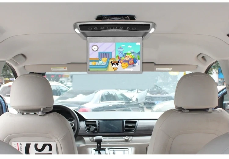 10.1 inch Flip Screen Car Roof Monitor MP5 Limitation Player Ultra-thin Ceiling Mount