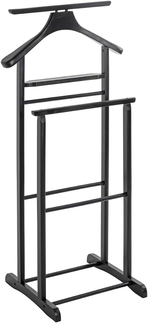 Multifunctional Valet stand with 2 Hangers or Hangers for Men&#39;s or Women&#39;s Clothes. Ideal for bedroom and dressing room