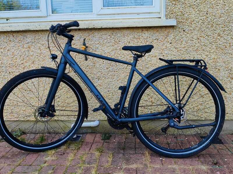 Cube 2.0 Travel City Bike Bicycle Electric Bikes For Adults 29" 48V 15Ah Professional E Bike 21 Speed Gears E Bikes For Men LCD Display
