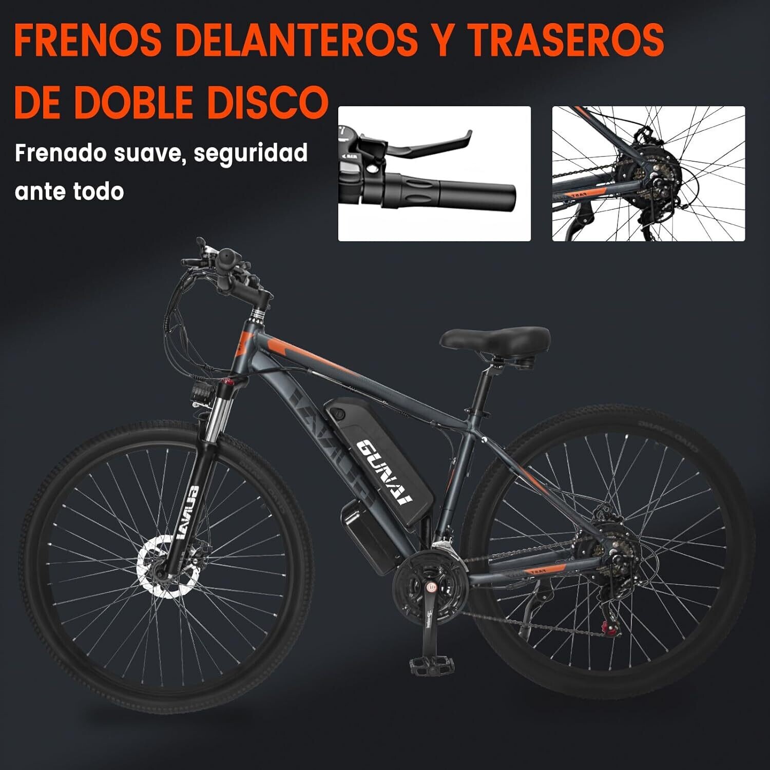 Cube 2.0 Travel City Bike Bicycle  Electric Bikes For Adults 29&quot; 48V 15Ah Professional E Bike 21 Speed Gears E Bikes For Men LCD Display