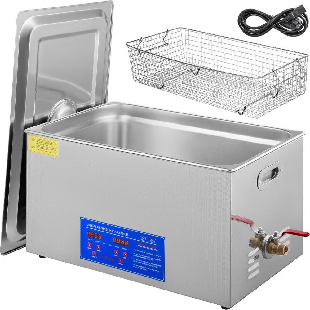 22L Stainless Steel Ultrasonic Cleaner Digital Cleaning Machine