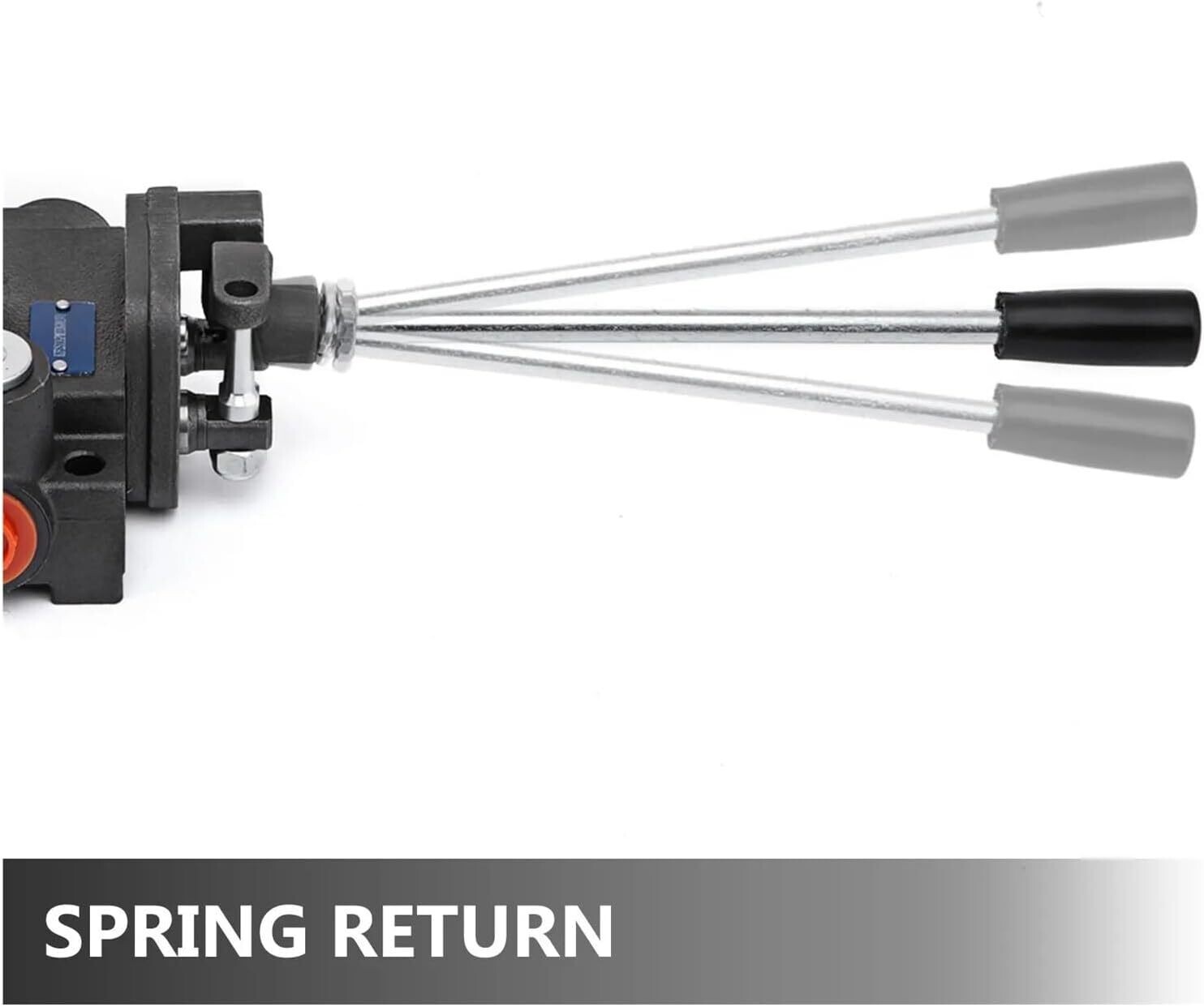 2-3 Spool Hydraulic Directional Control Valve Single Body with Spring Return Compact Design Control Valve