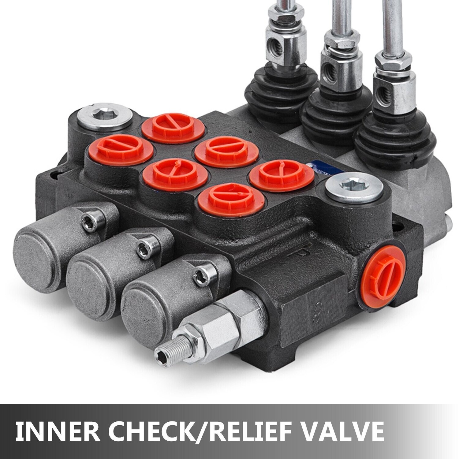 2-3 Spool Hydraulic Directional Control Valve Single Body with Spring Return Compact Design Control Valve