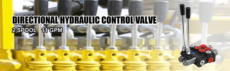 2-3 Spool Hydraulic Directional Control Valve Single Body with Spring Return Compact Design Control Valve