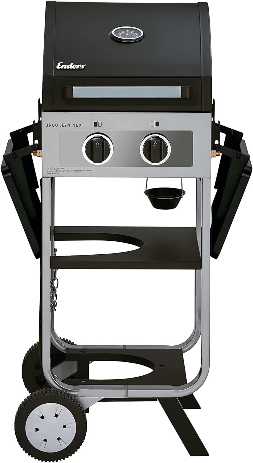 Gas Barbecue, 2-Burner Two Parts Stainless Steel Cooking Grate For Even Heat Distribution &amp; Easy Cleaning