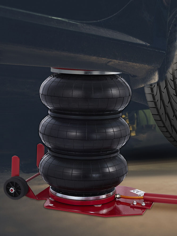 3-5 Tons Inflatable Pneumatic Jack Lifting Height 140-400mm Triple Bag Jack for Lifting Car Lifting Jack