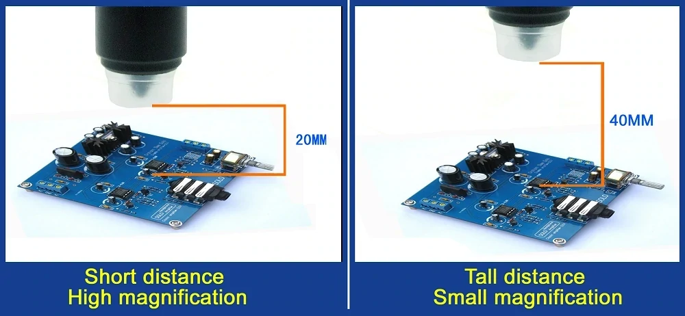 12MP Digital Microscope with 7 Inch Large Color Screen, Wide Base, LCD Display, 1-1200X Continuous Magnification with Light - Built-in Battery Version