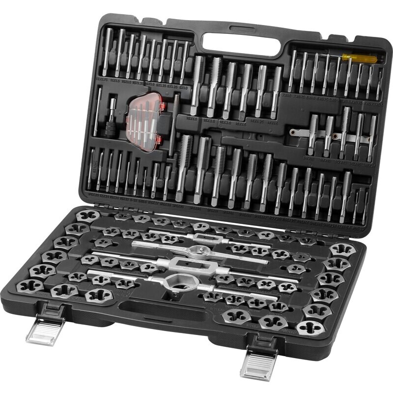 116-40 Pieces Tap and Die Set | Complete Tool Kit for Precision Threading