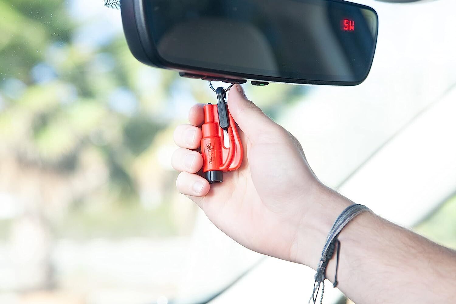 3 Pack Family Pack The Original Emergency Keychain Car Escape Tool, 2 in 1 Seat Belt Cutter and Window Breaker