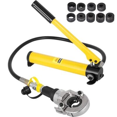 Hydraulic Copper Pipe Crimping Pliers V 12-28 mm / 16-32 mm Pipe Pressing Jaws 6T