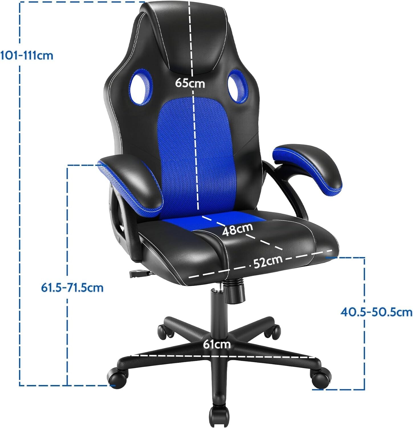 Swivel Office Computer chair Lumbar Support PU Leather Ergonomic Conference Chair with Lumbar Support, PU (Polyurethane) Leather, Adjustable Work Chair, Gas Lift
