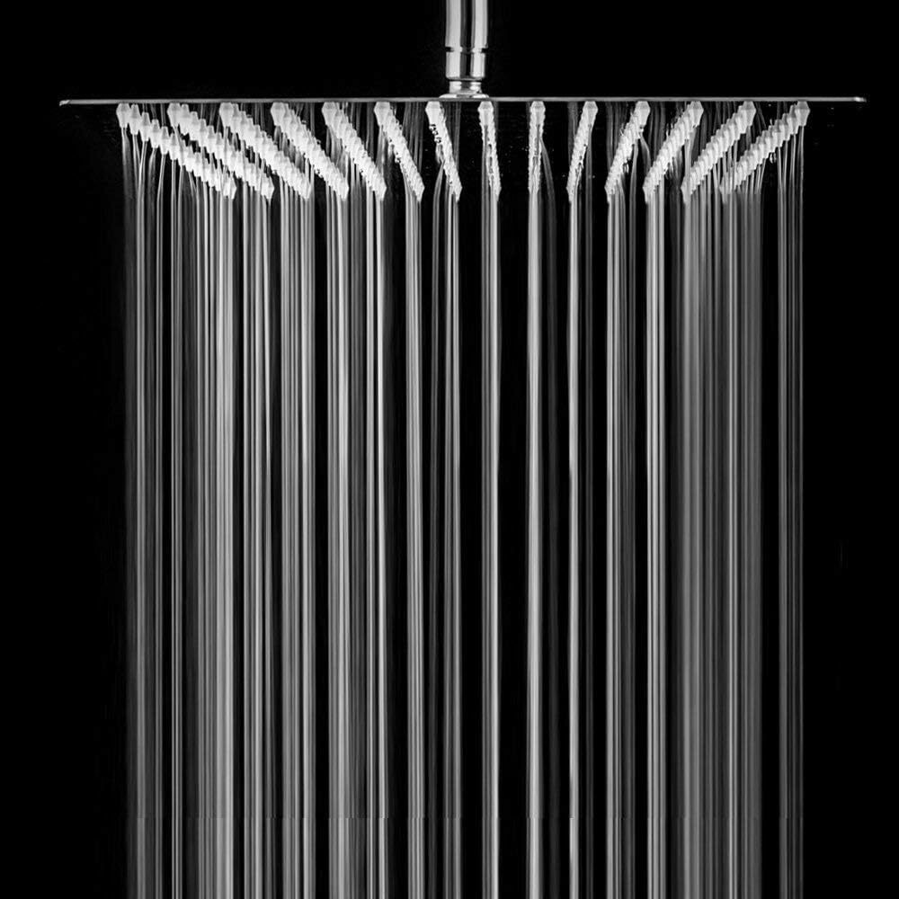 Stainless Steel Rain Shower Head, Square Shower Head