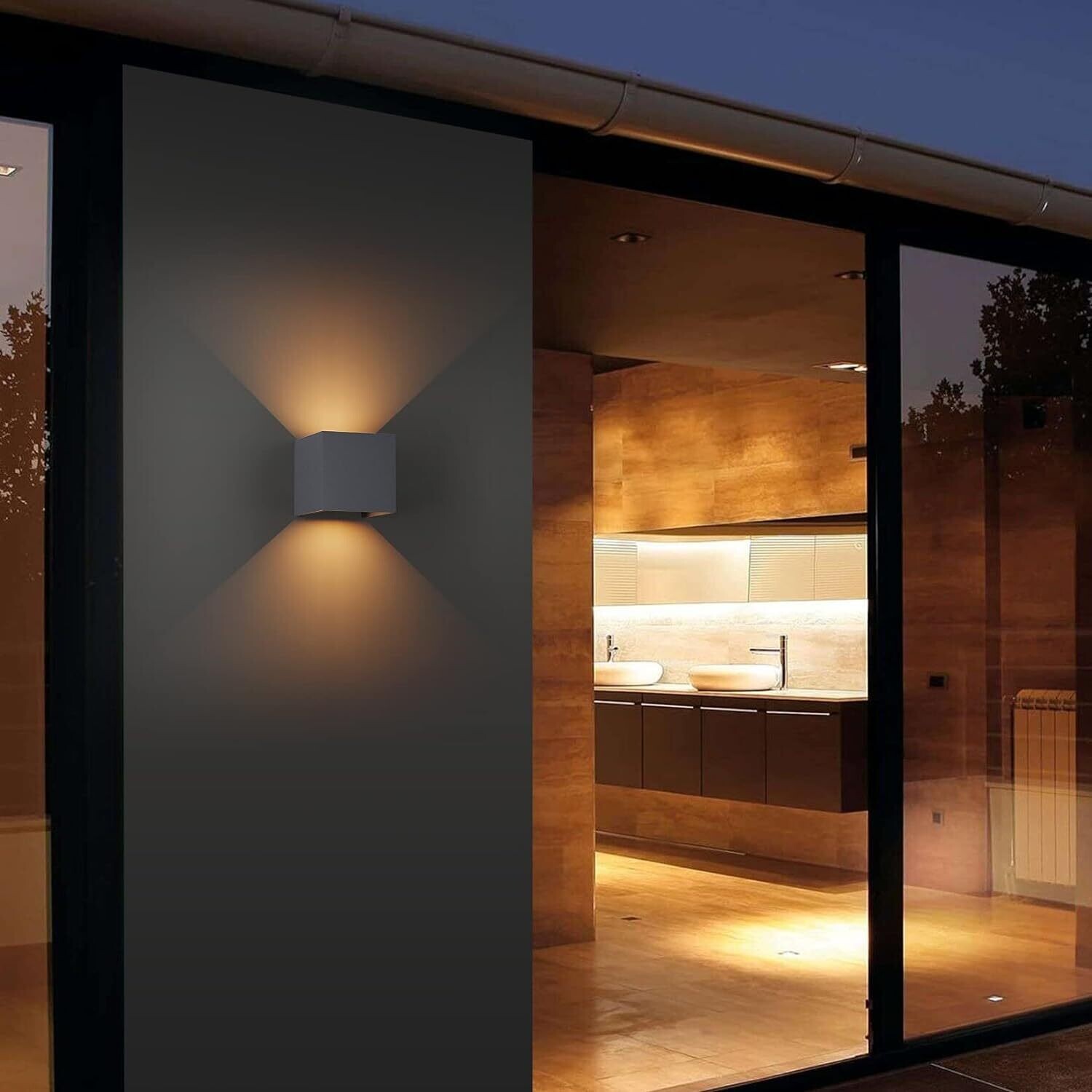Square Shape Waterproof Aluminum Lamp