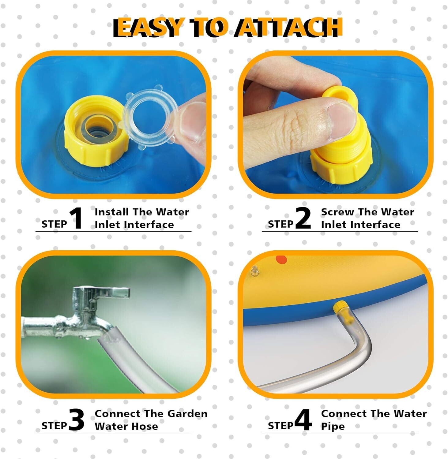 Water Toys Paddling Pool Sprinkler Wading Pool, Splash Pad Sprinkler Infant Swimming Pool for Garden Backyard Fountain Play Water Mat for 3 4 5 6 7+ Kids Boys Girls