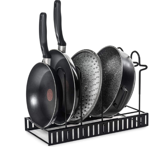 Space saving Heavy duty 8 Tier Pan Stand Double Sided