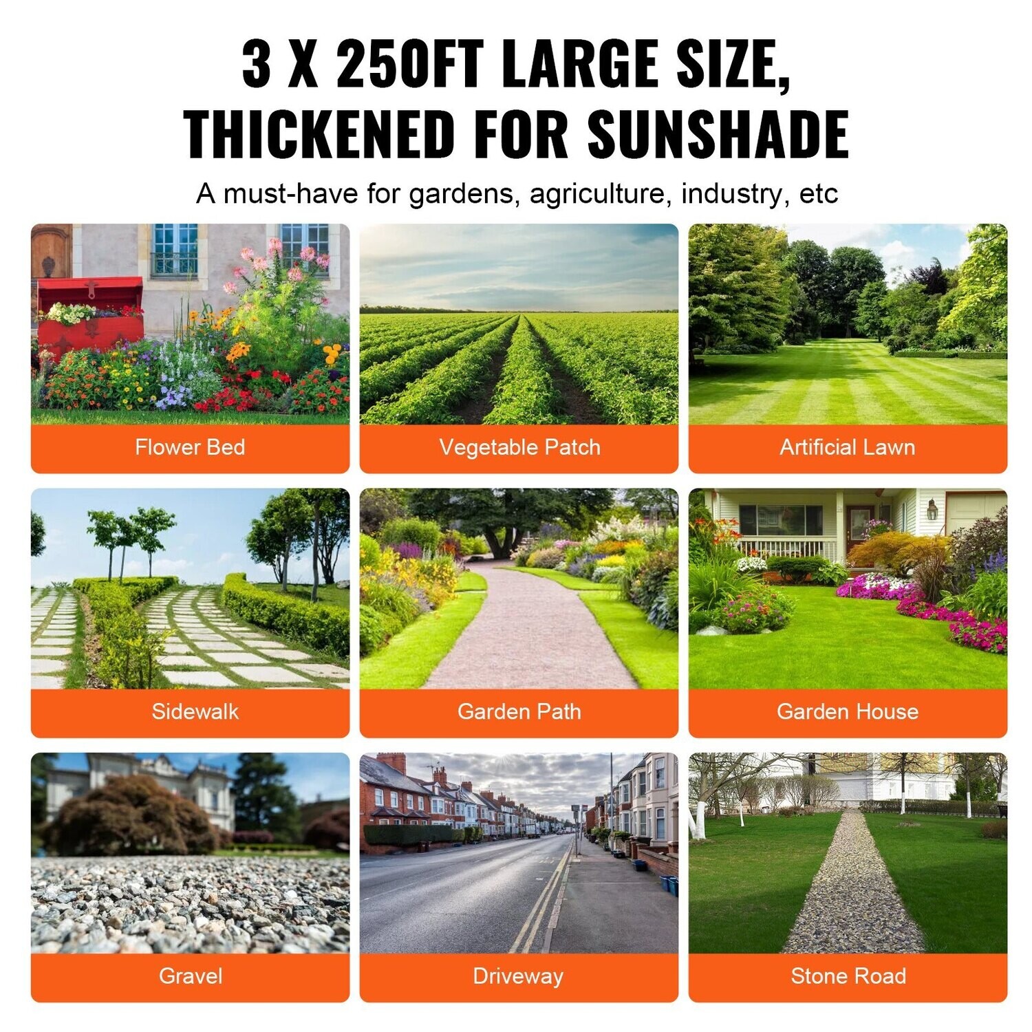 170g/m² weed fleece garden fleece against weeds film made of PP Water-permeable Tear-resistant Corrosion